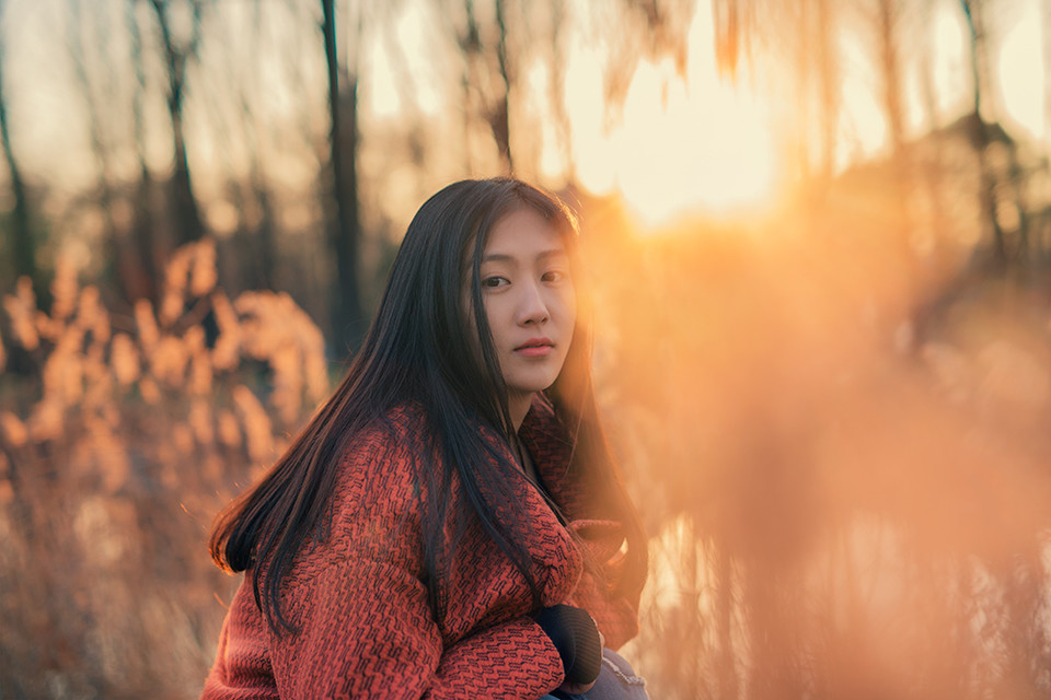 甜美女子冬日清纯写真